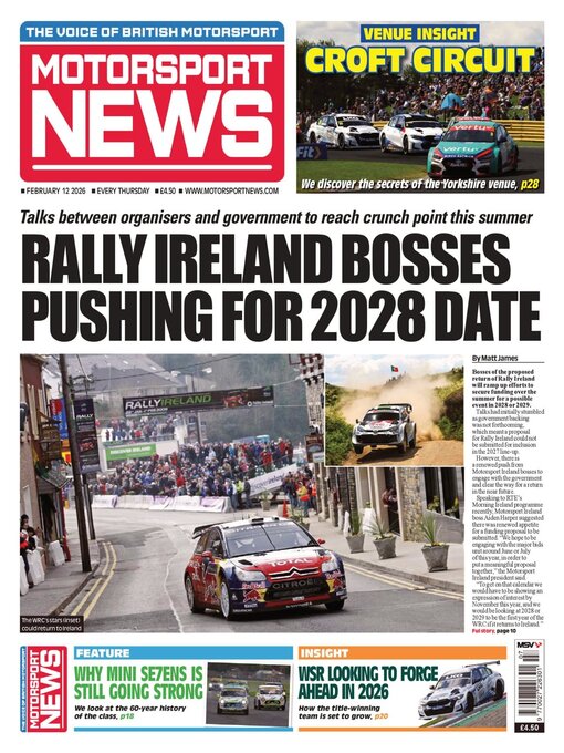 Title details for Motorsport News by Kelsey Publishing Ltd - Available